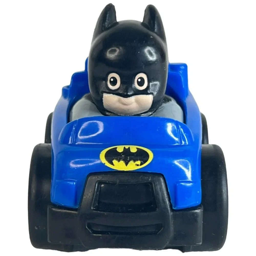 Fisher‎ Price Little People Wheelies Batman & Green Lantern Figures DC Vehicles